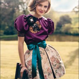 艾玛沃特森复古时装大片