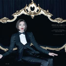 《Amica》2010 9月刊 Dolce & Gabbana 时尚大片