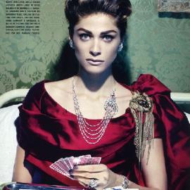 《VOGUE》时装大片 优雅名伶的绝世诱惑