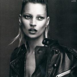 Kate Moss 雌雄同体黑白大片