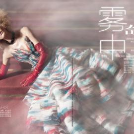雾中奇镜-《时尚芭莎》中国版4月高级定制大片