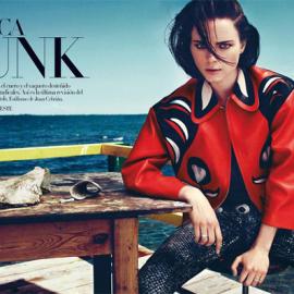 《Harper’s Bazaar》西班牙版2011年6月号大片-Anna de Rijk
