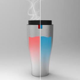 能同时装冷水和热水的杯子