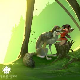 Andrea Femerstrand 插画设计