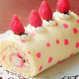 诱人的美食  草莓蛋糕