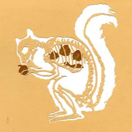 趣味的动物剪纸