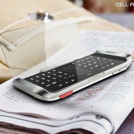 侧翻透明屏幕概念手机