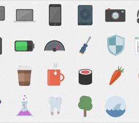 2013扁平化设计图标集