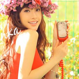 温柔小仙女陶醉夏日阳光