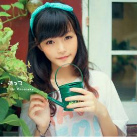 写意八月 亲近清纯女孩