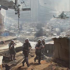 战争游戏插画设计