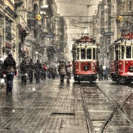 每日图赏&mdash;&mdash;红色与雪