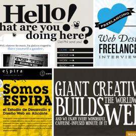 18个关于字体艺术在网页设计中运用的例子