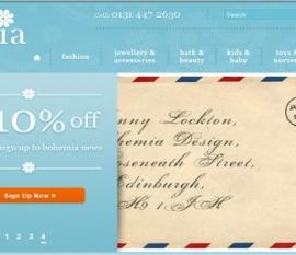 30个蓝色风格的精美网页设计