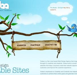 19个使用云彩元素的网页设计