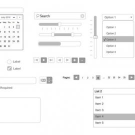 25个有用的移动WEB页面设计草图