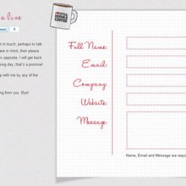 58个创意的联系我们表单页面设计