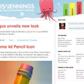 35个创意的蓝色系WordPress站点设计