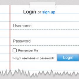 70个免费的表单设计PSD文件欣赏