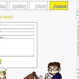 33个联系表单的创意设计