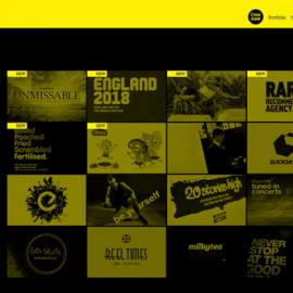 20个黄色系的创意网页设计