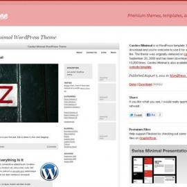 40个免费的简约风格的WordPress主题欣赏