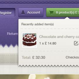 42个购物车的设计案例PSD文件