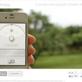 36个时尚创意iPhone App网站设计