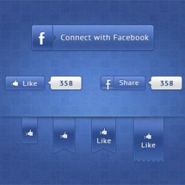 38个最新的网页设计元素PSD文件