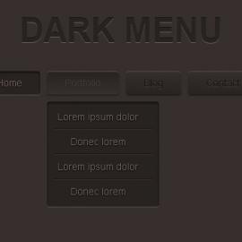 48个免费的HTML5和CSS3下拉菜单模板欣赏
