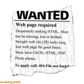 一些创意的404错误页面设计