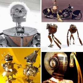 复古机器人的艺术