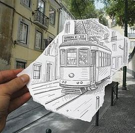照片VS铅笔画