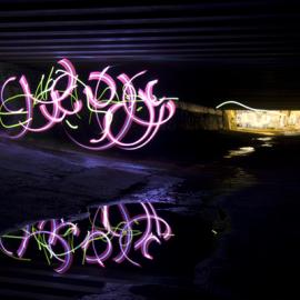 超过100张光影涂鸦效果图片