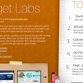 50个创意的单一页面网站设计