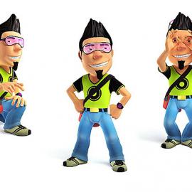 49个逼真的3D卡通人物作品