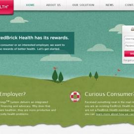 37个使用了矢量风景的网站设计