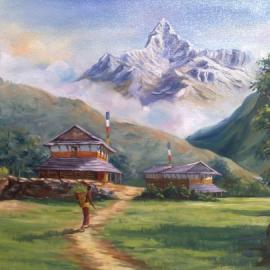 48张风景亮丽的油画作品欣赏
