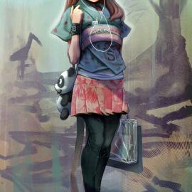 20张可爱的动漫女孩插画作品