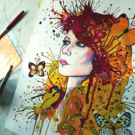 37张漂亮的水彩插画作品欣赏
