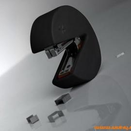 “吃豆人”订书机(Stap Man Stapler)