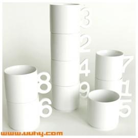 数字咖啡杯：Number Cup