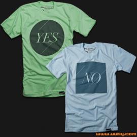 让你的T-shirt帮你说ＹＥＳ or NO