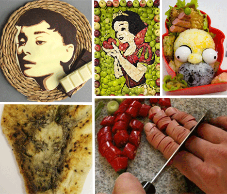 10个创意的食物艺术