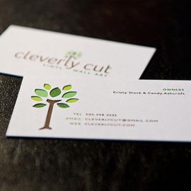 26个凸版的白色系名片设计