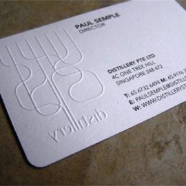 50张创意的凸版名片设计