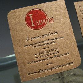 46张美丽的凸版创意名片设计