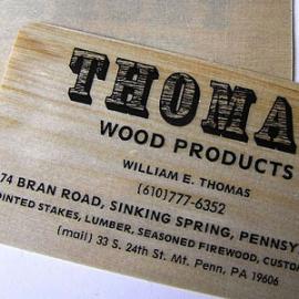 30个创意的木头名片设计