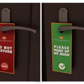 28个创意的请勿打扰吊牌设计