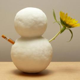 不会化的雪人家具